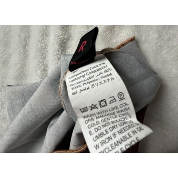 Romwe Womens Brown Pink Floral Boho Patchwork Maxi Skirt Small Elastic Waist - Picture 4 of 7